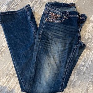 Embroidered Jeans, size 29